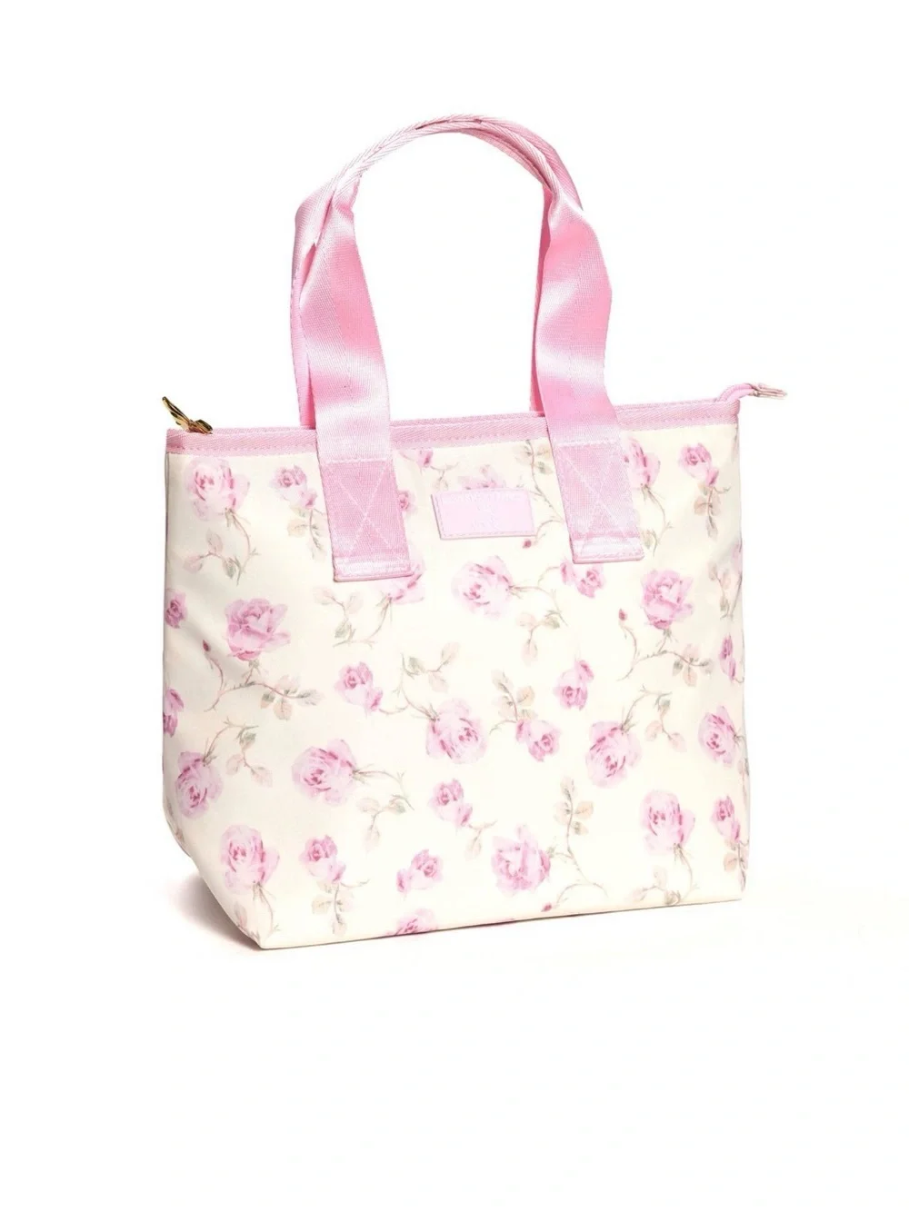 LoveShackFancy Pink Floral Quilted Backpack & lunch bag Tote Set
